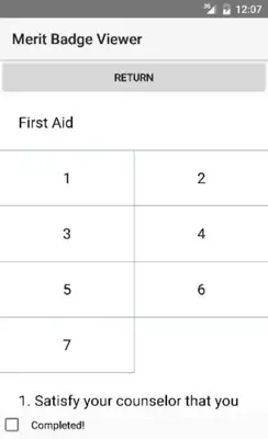 Merit Badge Viewer android App screenshot 11